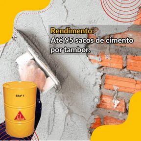 Aditivo Impermeabilizante Vedacit 18L - Para Concreto e Argamassa